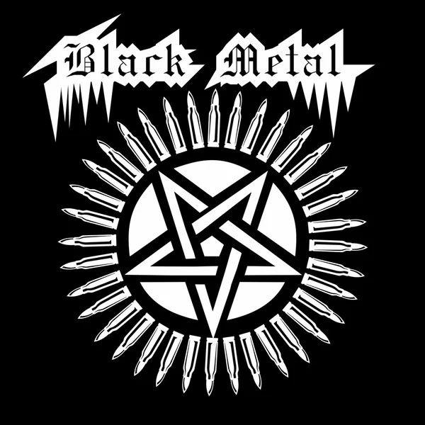 Schwarzes Metallschild — Stockvektor