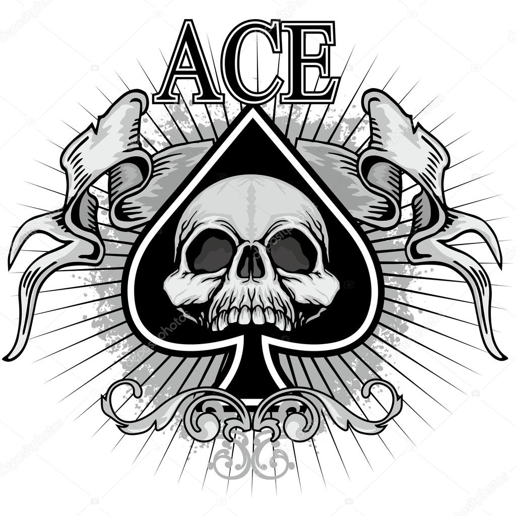 Ace Of Spades Card Svg