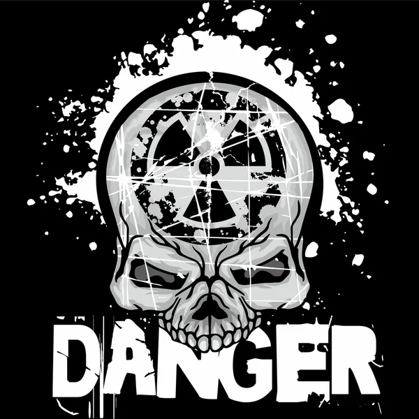 Grunge skull coat of arms Royalty Free Stock Vectors