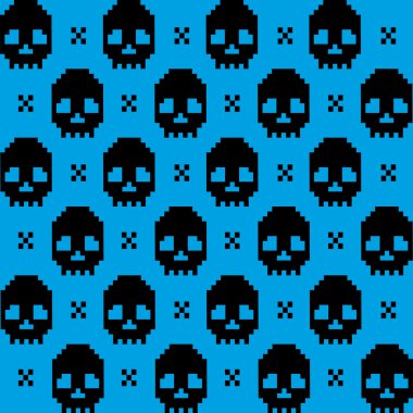  piksel kafatası doku