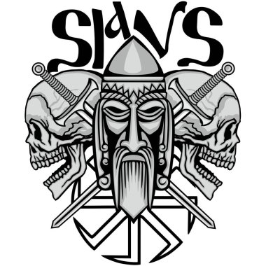 Slav sembolü pagan putu ve kafatası