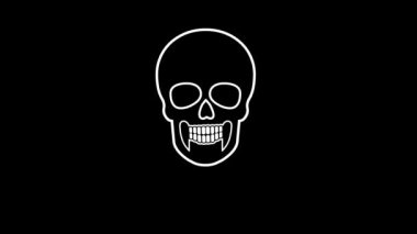 Kafatası ile gotik tabela, grunge vintage tasarımı