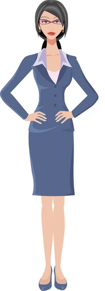 Sexy business woman — Stock Vector