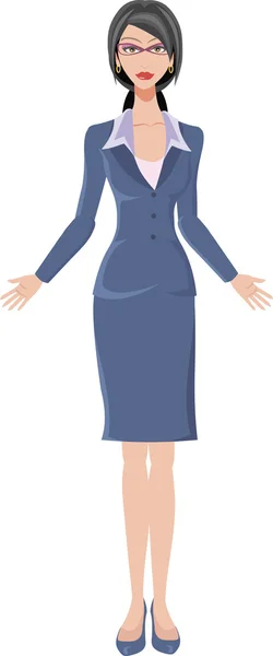 Sexy business woman — Stock Vector