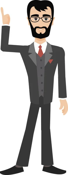 Bussines man — Stock Vector