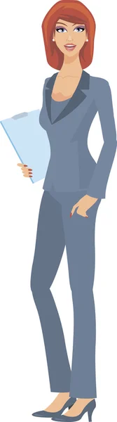 Mujer de negocios — Vector de stock