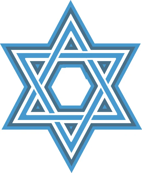 犹太人星 — 图库矢量图片