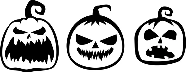 Premium Vector  Scary pumpkin halloween face