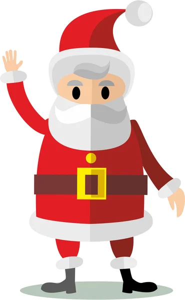 Santa Claus julfirande — Stock vektor