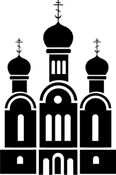 Orthodox church christian religion — Stock Vector