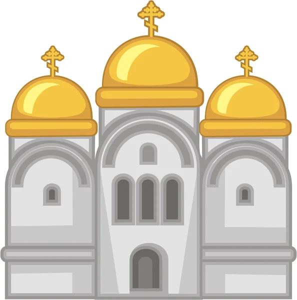 Orthodox church christian religion — Stock Vector