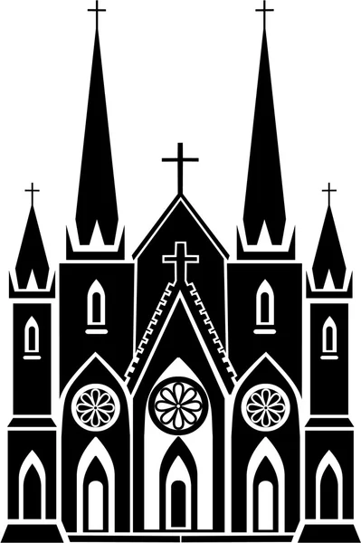 Cathoic kerk christelijke godsdienst — Stockvector