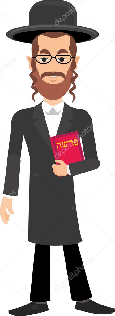 Jew with  book torah