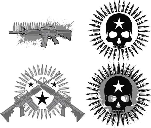 Brasão de armas do exército —  Vetores de Stock