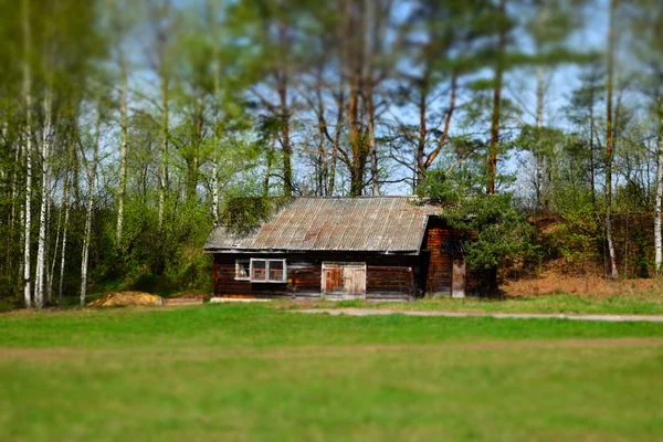 Tilt-shift dom — Zdjęcie stockowe