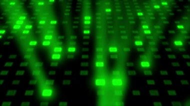 Siyahın içinden geçen büyük veri dijital kodu