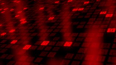 Siyahın içinden geçen büyük veri dijital kodu