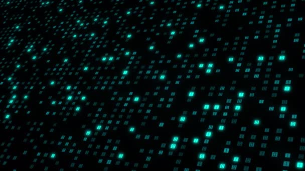 Code Numérique Big Data Passant Par Noir — Video