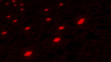 Siyahın içinden geçen büyük veri dijital kodu