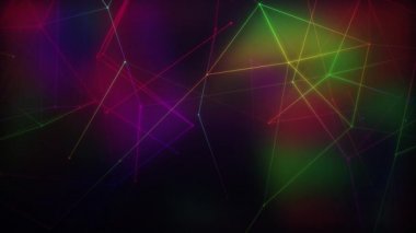 Siyahın içinden geçen büyük veri dijital kodu