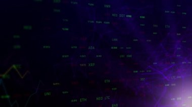 Çevrimiçi kripto para birimi borsa grafiği