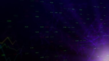 Çevrimiçi kripto para birimi borsa grafiği
