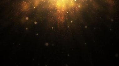 Altın parıltılı arkaplan bokeh 4K video çözünürlüğü