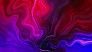 Renkli dalga gradyan animasyonu yavaş çekim arkaplanı