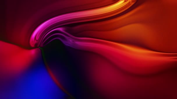 Abstract Animation Multicolor Pattern Smooth Concept — Stock Video