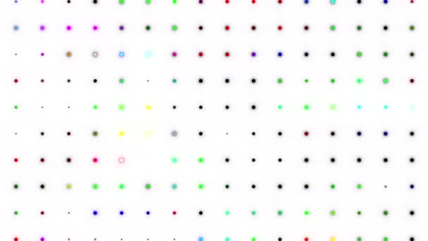 Animación Abstracta Patrón Multicolor Concepto Liso — Vídeo de stock