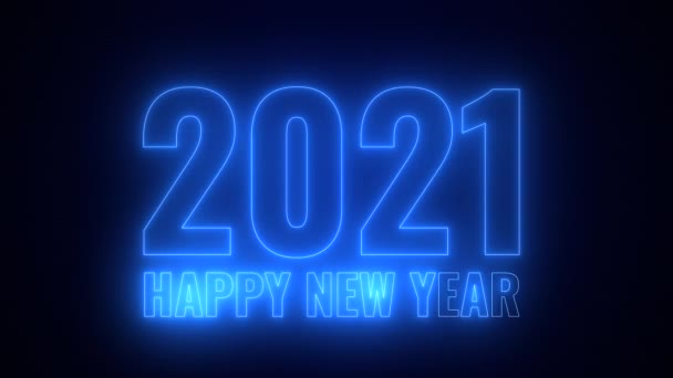 Feliz Año Nuevo 2020 Concepto Fondo — Vídeo de stock