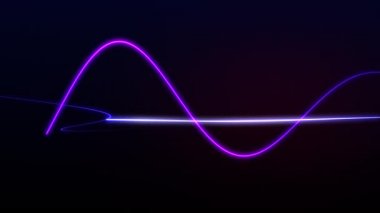 Neon soyut animasyon arkaplan hareketi kavramı