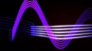 Neon soyut animasyon arkaplan hareketi kavramı