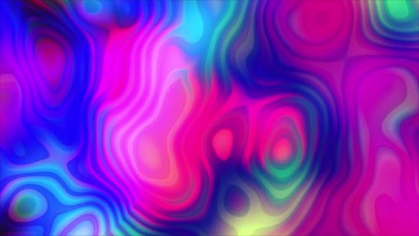 Bunte Abstrakte Animation Gradient Glattes Konzept — Stockvideo