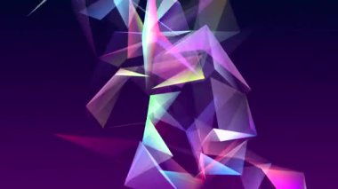 Soyut canlandırma çok renkli desen 4K pürüzsüz kavram