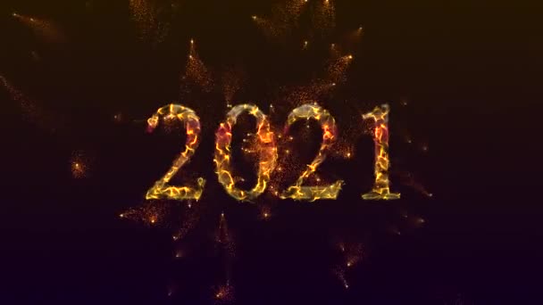 Feliz Año Nuevo 2020 Concepto Fondo — Vídeos de Stock