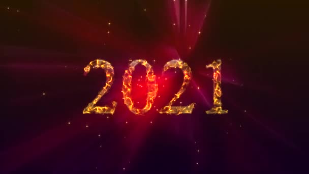 Happy New Year 2020 Background Concept — Stock Video