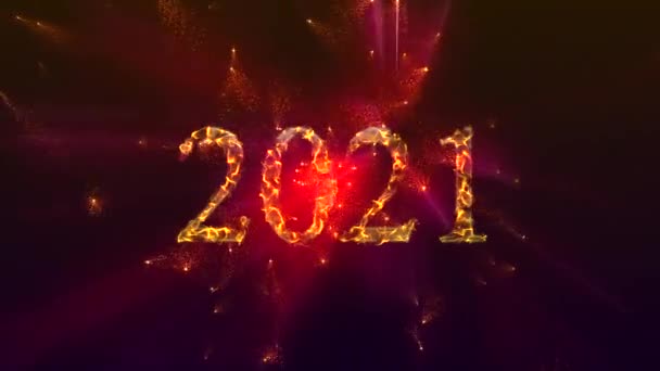 Feliz Año Nuevo 2020 Concepto Fondo — Vídeos de Stock