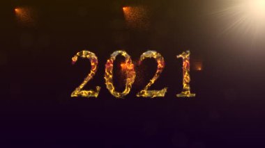 Mutlu yıllar 2020 arka plan konsepti