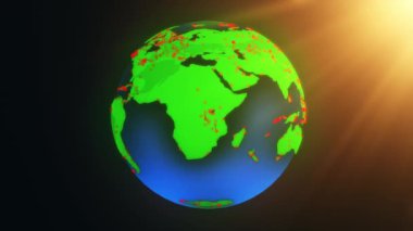 Coronavirus 2019 3d yorumlama kavramı