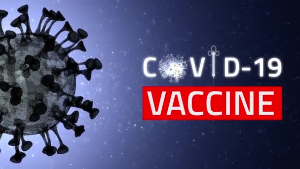 Концепція Рендеринга Coronavirus 2019 — стокове відео