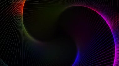 Parıldayan kalp konsepti parçacıkları etkisi 4K video çözünürlüğü