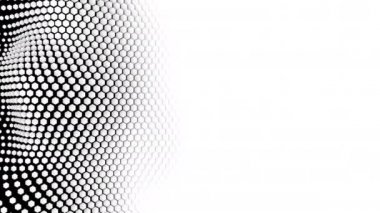 Soyut altıgen animasyonu çok renkli desen 4K pürüzsüz kavram