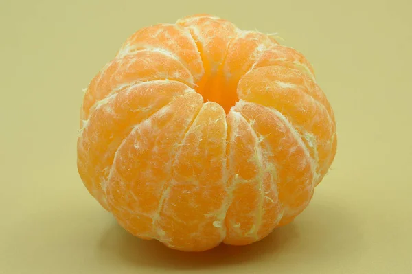 Hele Oranje Mandarijn Zonder Schil — Stockfoto