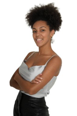 Genç metis modelinin stüdyo resmi