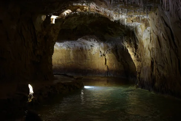 Choranche Caves Isere France — стоковое фото