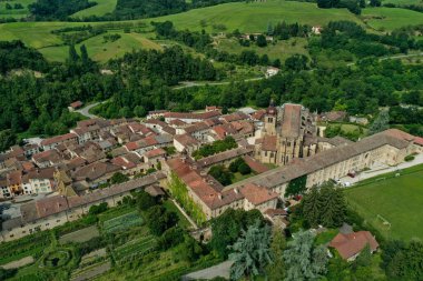 Saint Antoine L 'abbaye' in Fransa 'daki hava manzarası