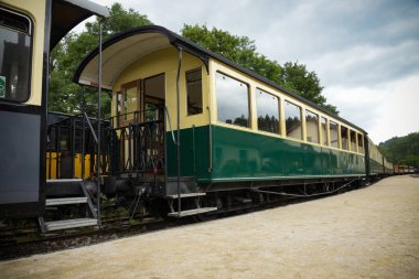 Vercors 'da Ardeche treninin vagonları