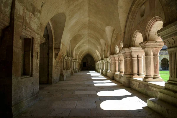 Ljusstaken Fontenay Kloster Staden Montbard Bourgogne — Stockfoto