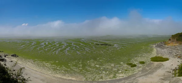 View Green Argae Nature Reserve Bay Saint Brieuc — стоковое фото